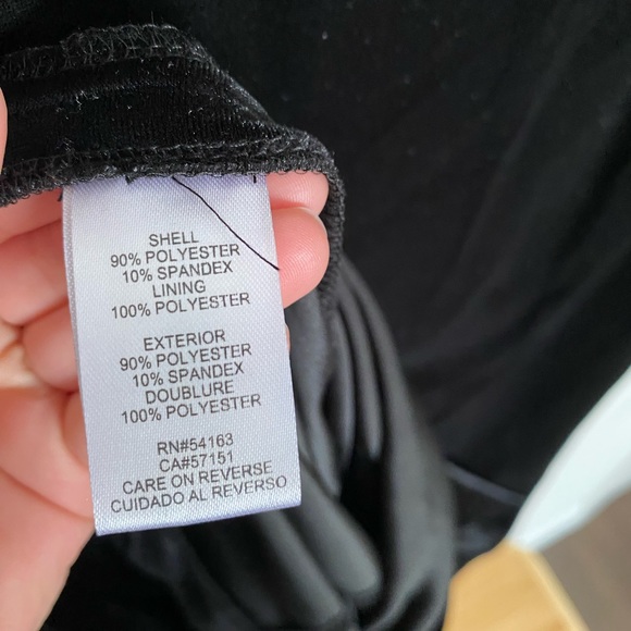 Calvin Klein velour dress with bell sleeves - Picture 6 of 9